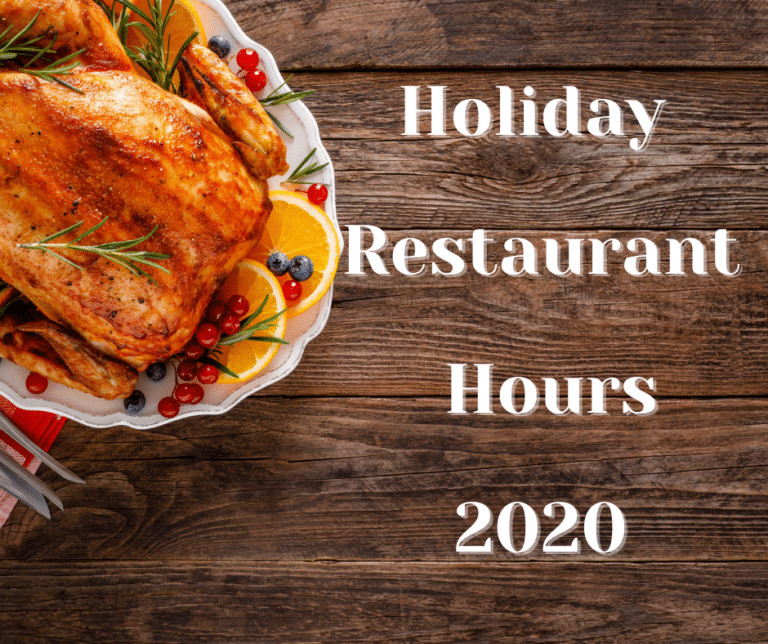 Restaurant Holiday Hours 2020 | Official InformationThe Official Pigeon