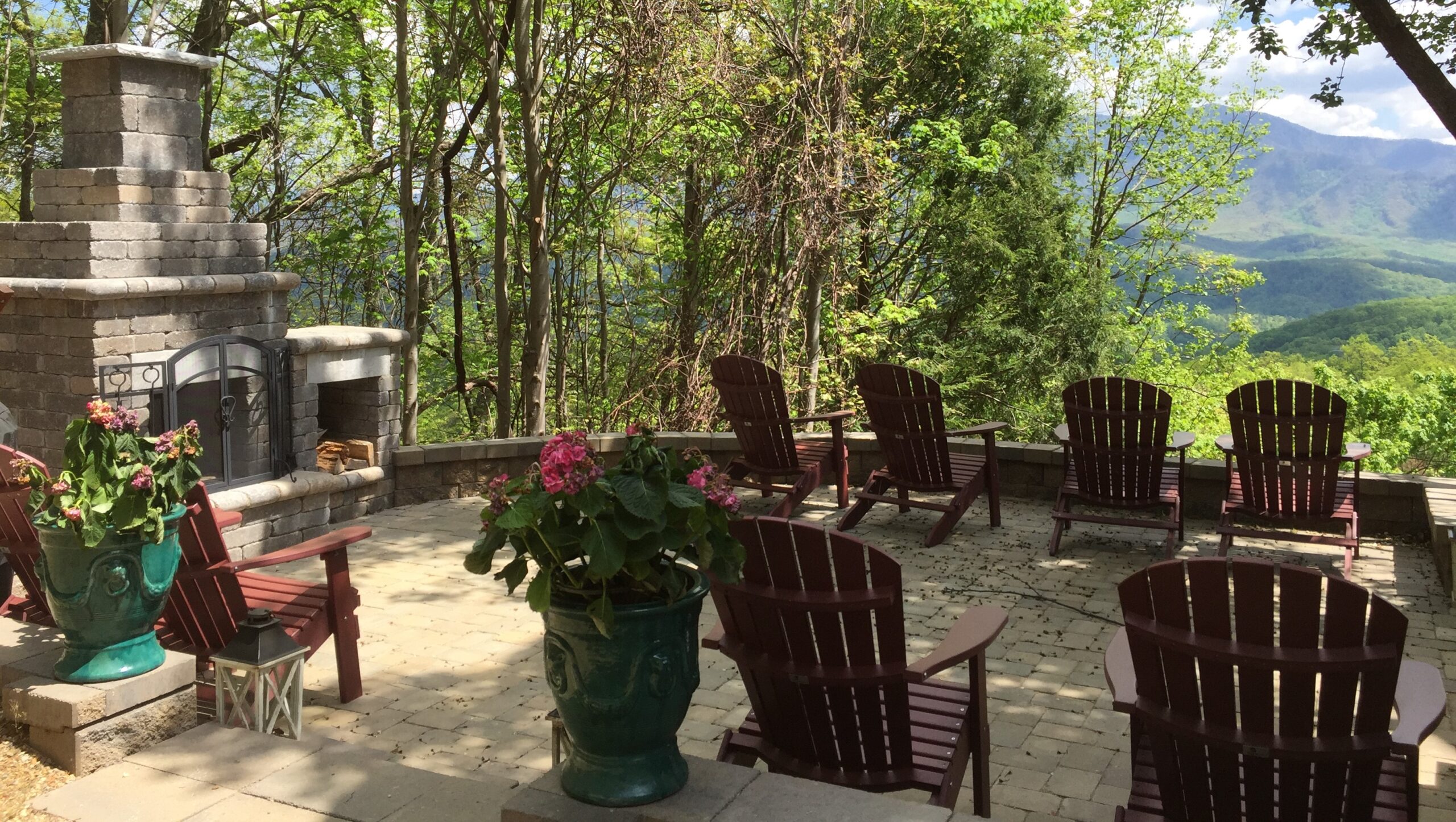 Back Patio at Foxtrot Bed and Breakfast