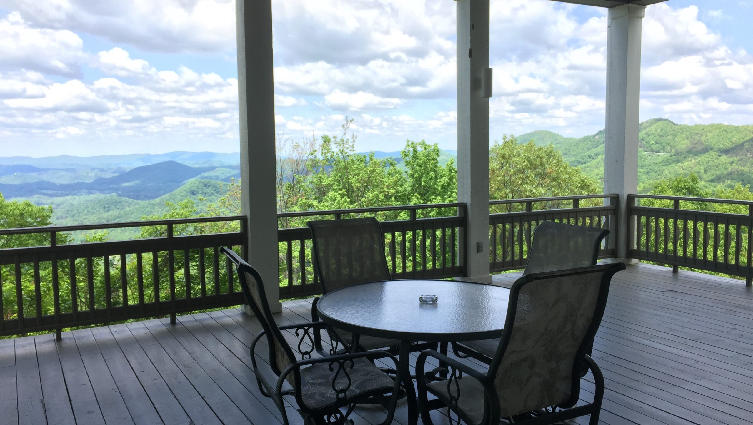 Front deck at All of the rooms are individually decorated at Gracehill Bed and Breakfast