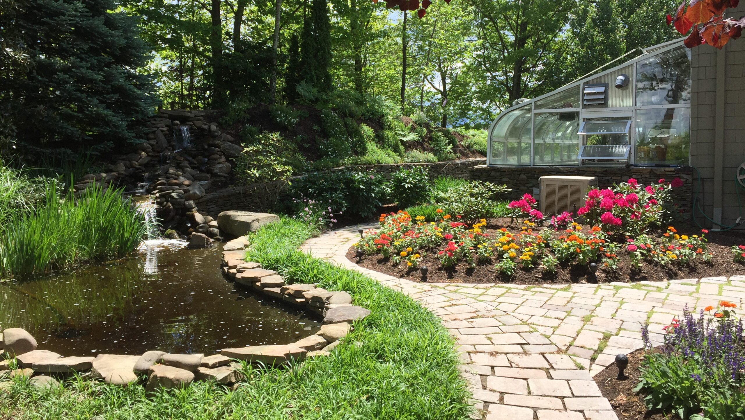 back garden at All of the rooms are individually decorated at Gracehill Bed and Breakfast