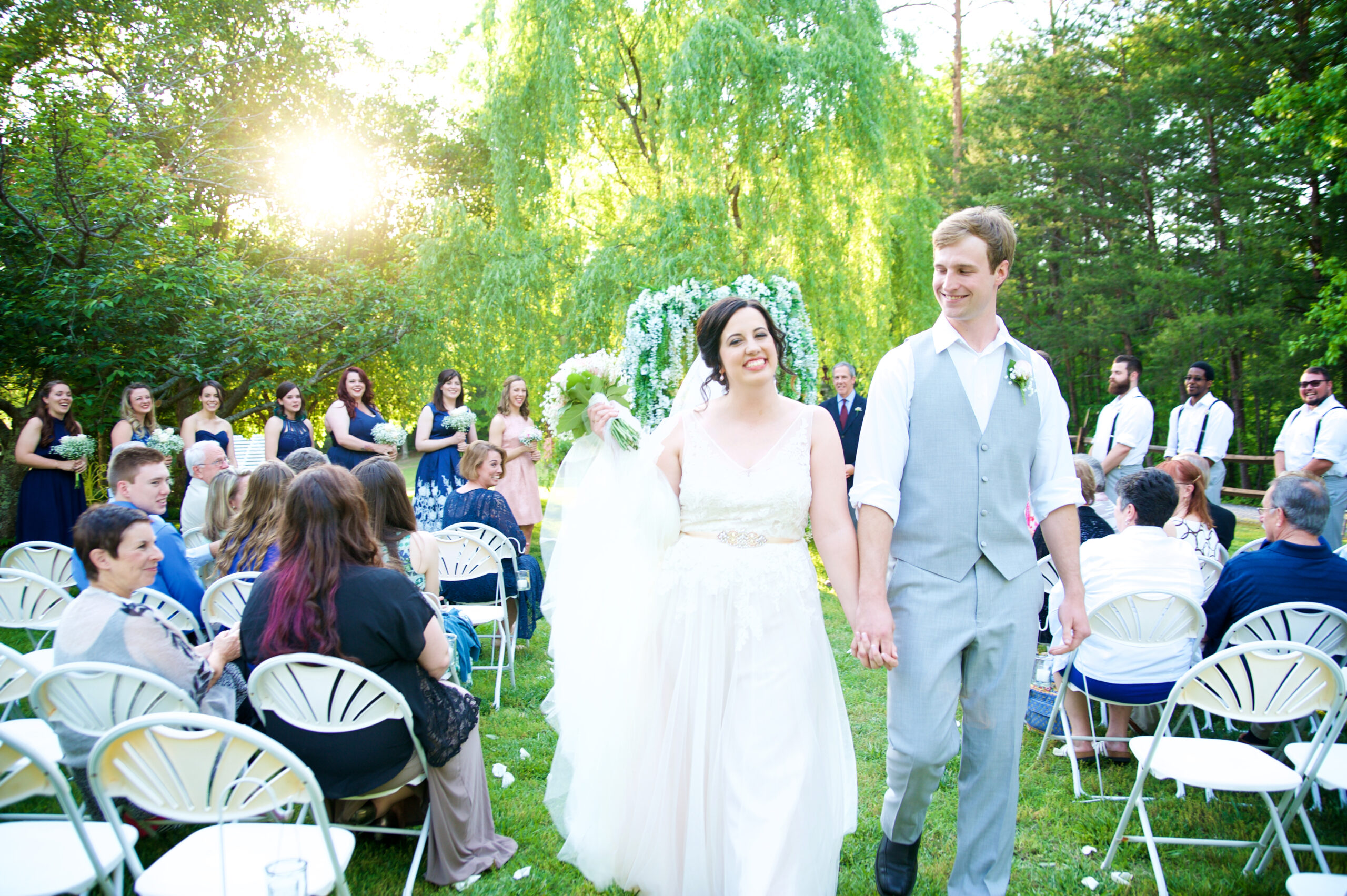 Photo by Bluff Mountain Inn. You can see the weeping willow area in action. 