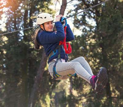 Ziplining in Pigeon Forge