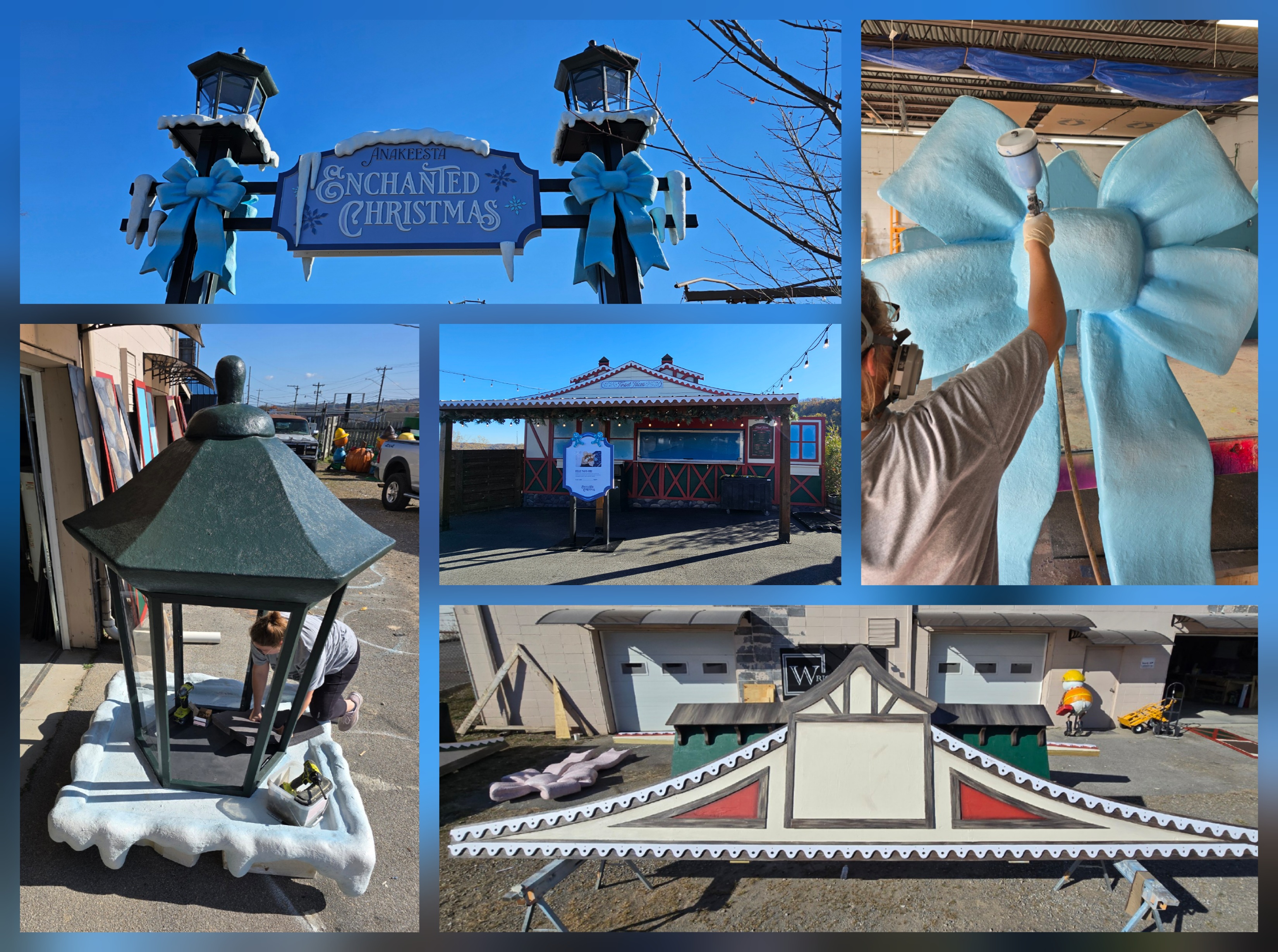 Wright Customs - Behind the scenes Anakeesta's Christmas Arch